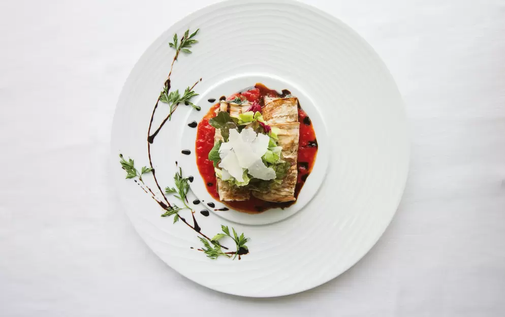 Paul Gauguin Cruises MS Paul Gauguin L'Etoile Dishes 6 ©Paul Gauguin Cruises.jpg